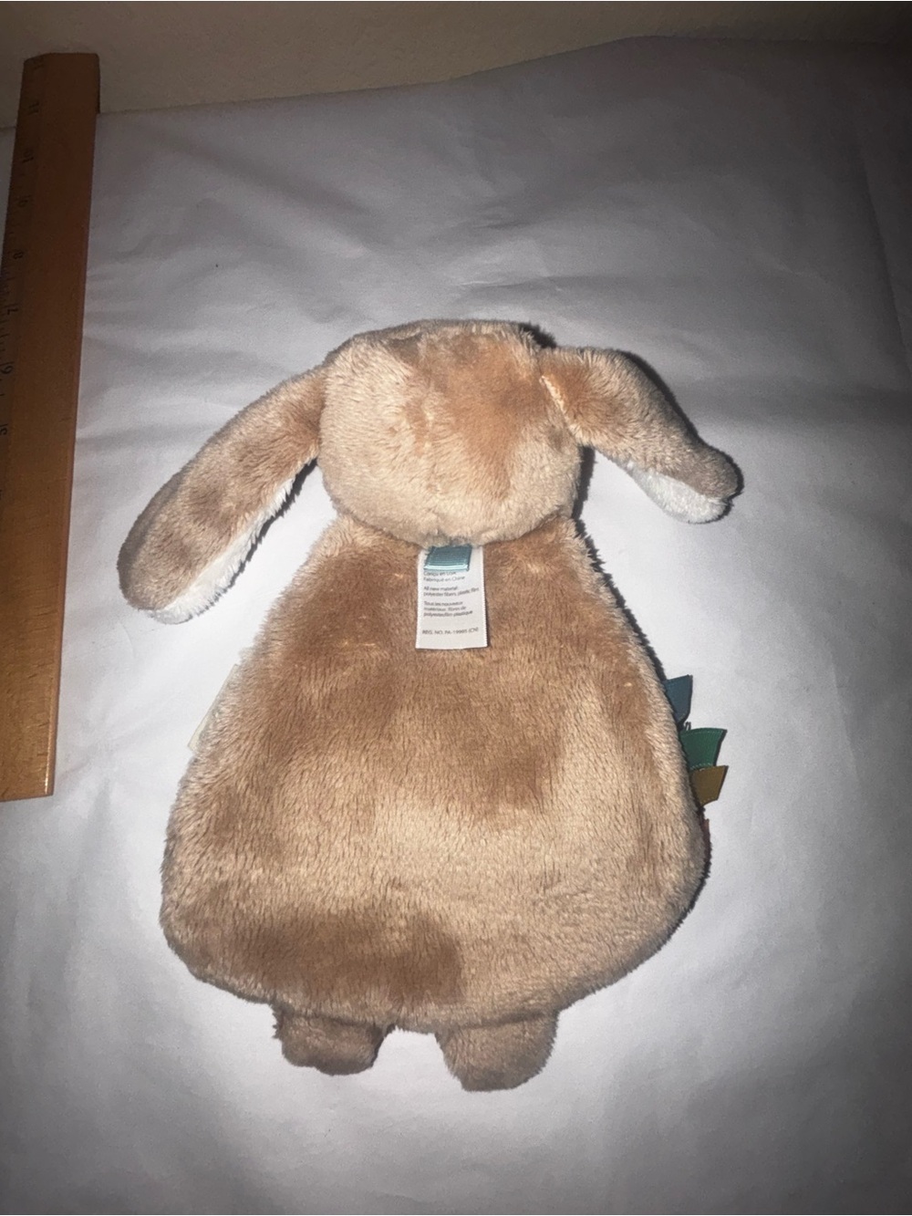 Replacement Itzy Ritzy Lovey Bunny Rabbit Sherpa Tags Ribbons Teether Rattle Toy - Picture 7 of 8